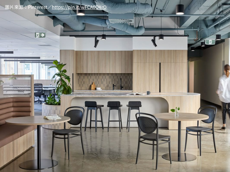 辦公室茶水間設計｜極簡自然風