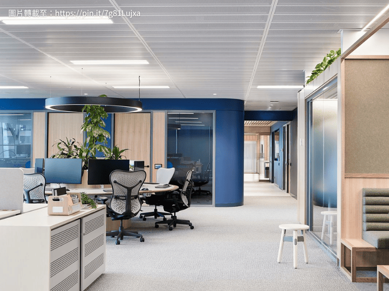 辦公室顏色|藍色辦公室